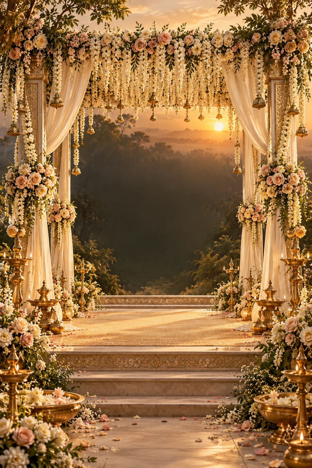 Ivory Jasmine invitation artwork